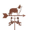 Classic Accessories Dog Border Collie Weathervane with Deck Mount VE901328